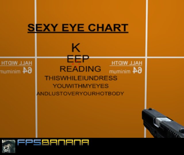 Sexy Eye Chart GameBanana Sprays