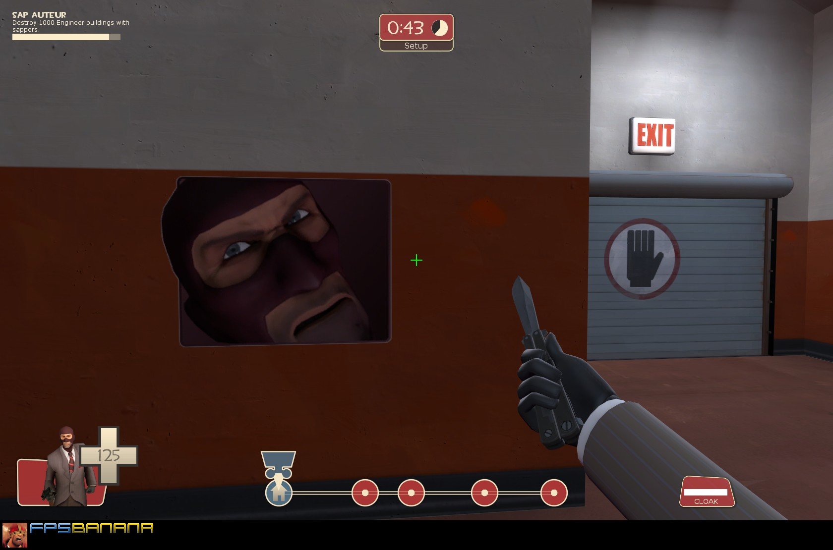 Red Spy Distance Fading Team Fortress Sprays