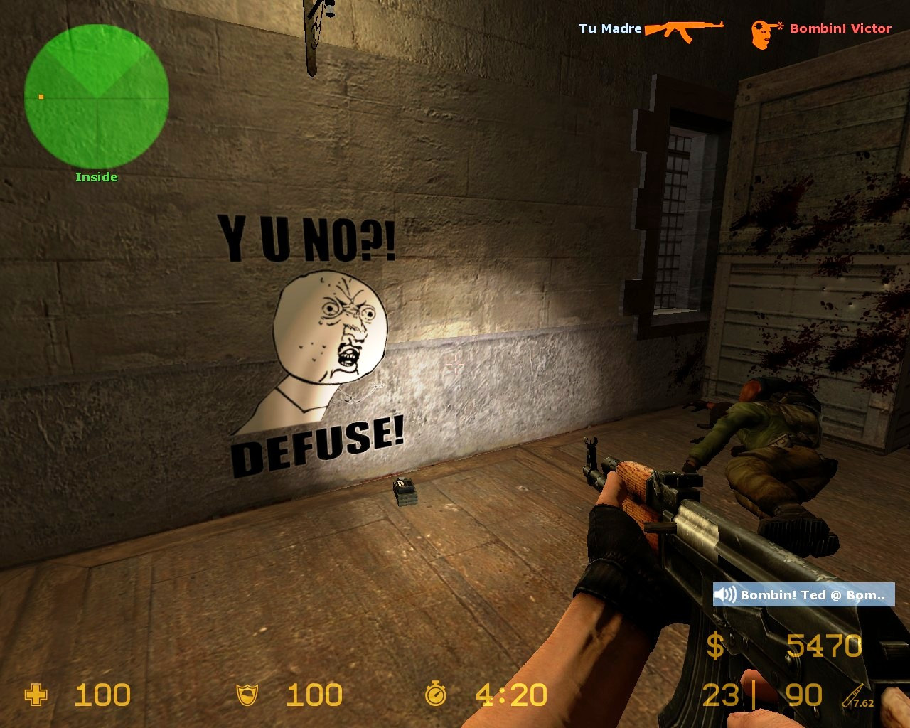 Y U No Defuse Counter Strike Source Sprays