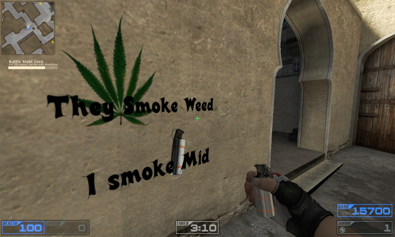 they smoke weed, i smoke mid