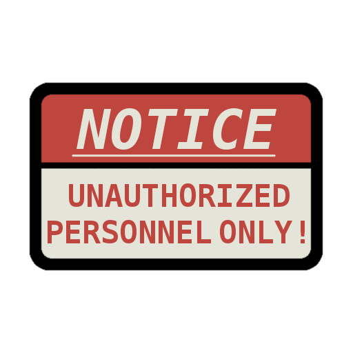 Unauthorized Personnel Only Gamebanana Sprays - unauthorized roblox studio