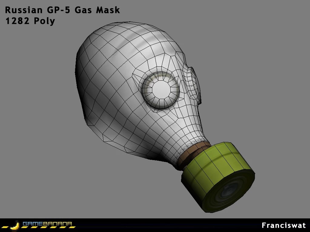 Russian Gp5 Gas Mask 3d Models - roblox twitter gasmask