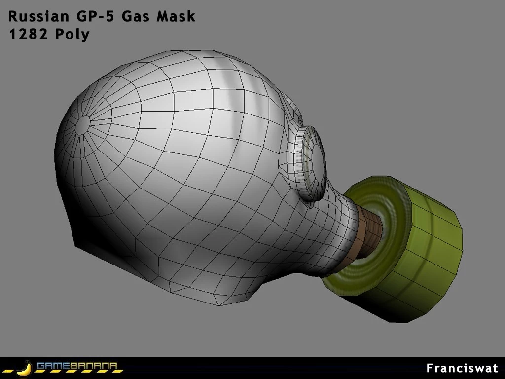 Russian Gp5 Gas Mask 3d Models - russian gas mask gp5 roblox
