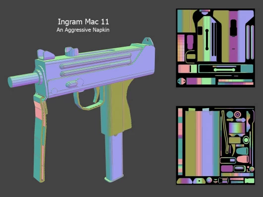 Чертеж mac 10