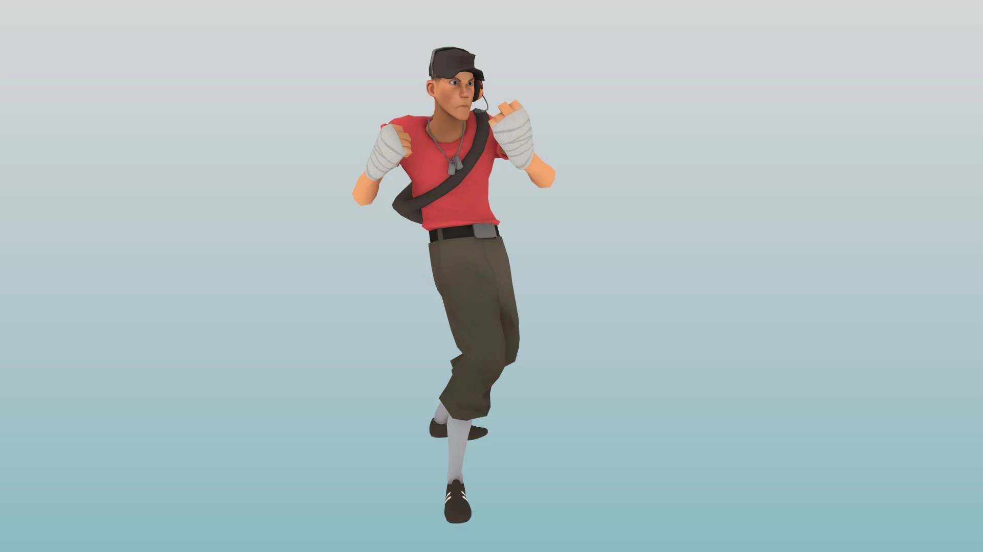 Tf2 Scout Rig Blender 3d Models - roblox rig blender download