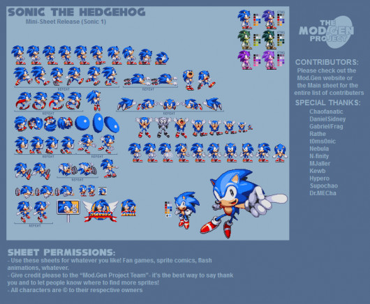 modgen sonic [Sonic The Hedgehog (1991)] [Requests]