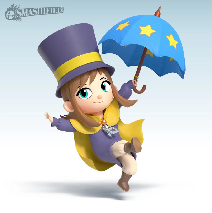 Hat Kid A Hat In Time Over Toon Link Super Smash Bros Wii U