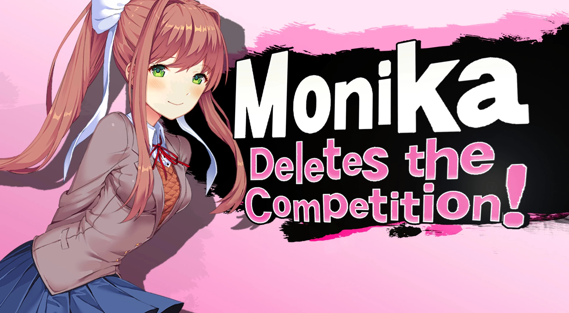 Monika Doki Doki Literature Club Super Smash Bros Wii U Requests - fixed doki doki literature club roblox club meme on meme