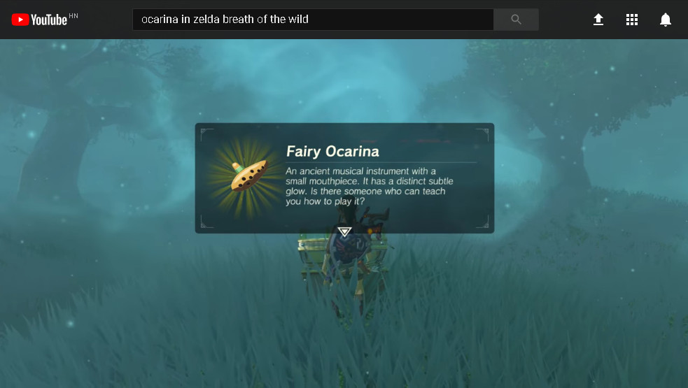 Fairy Ocarina In The Lost Woods Zelda Botw Wii U The Legend Of Zelda Breath Of The Wild Wiiu Requests