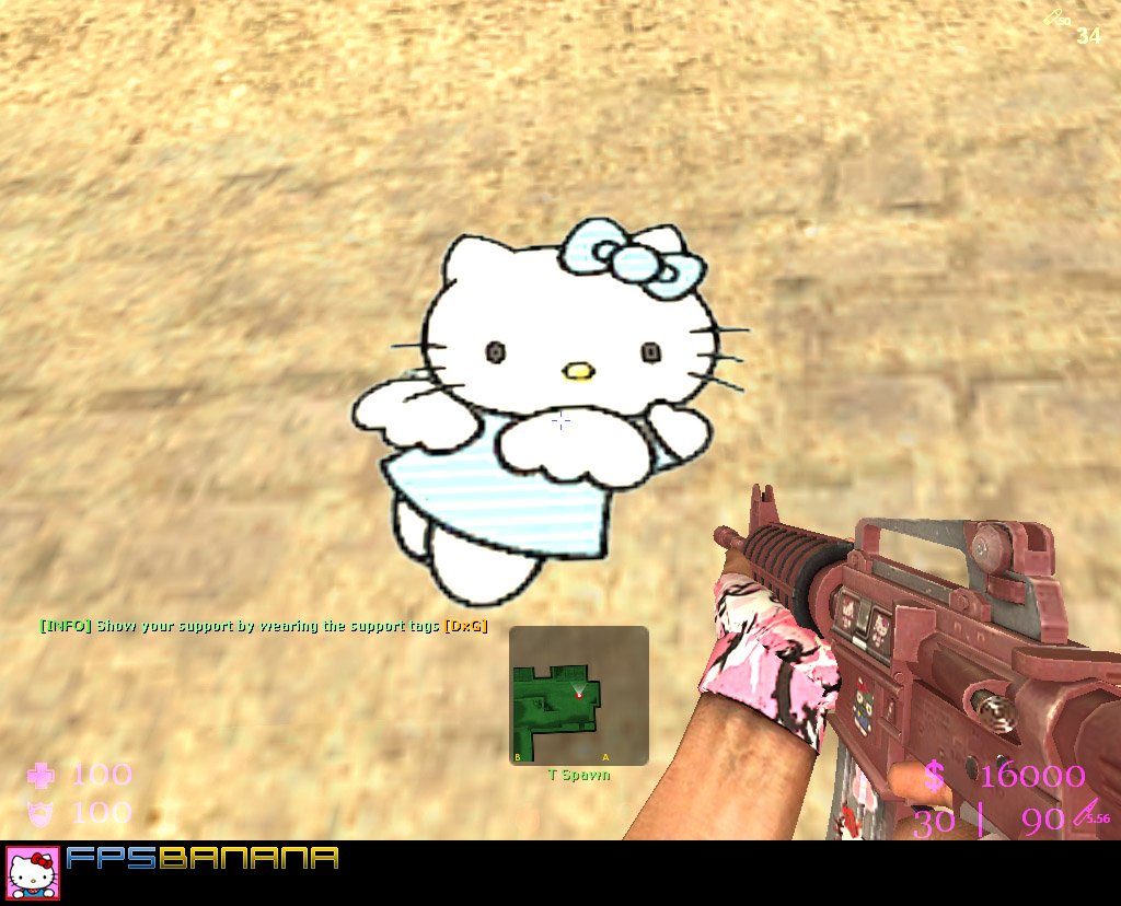 hello kitty border design