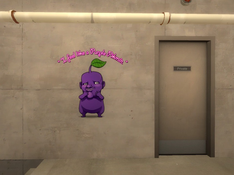 The 'special' purple Pikmin [GameBanana] [Sprays]