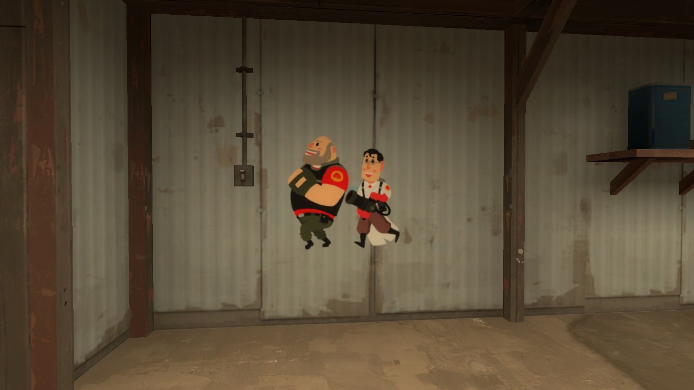 Fading Heavymedic Team Fortress 2 Sprays