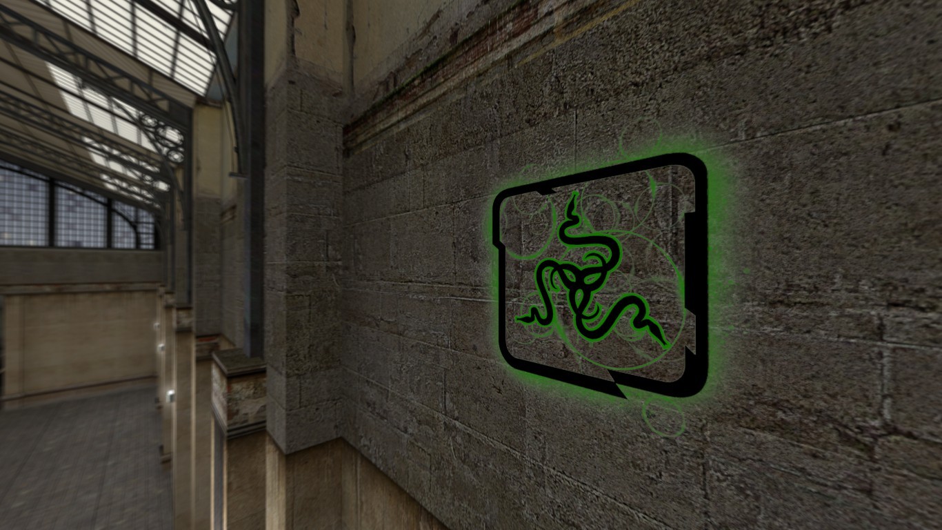Razer Logo Spraypaint 512x [Source Engine] [Sprays]
