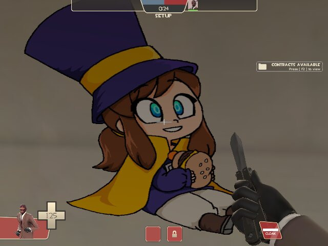 team fortress 2 sprays smug hat kid