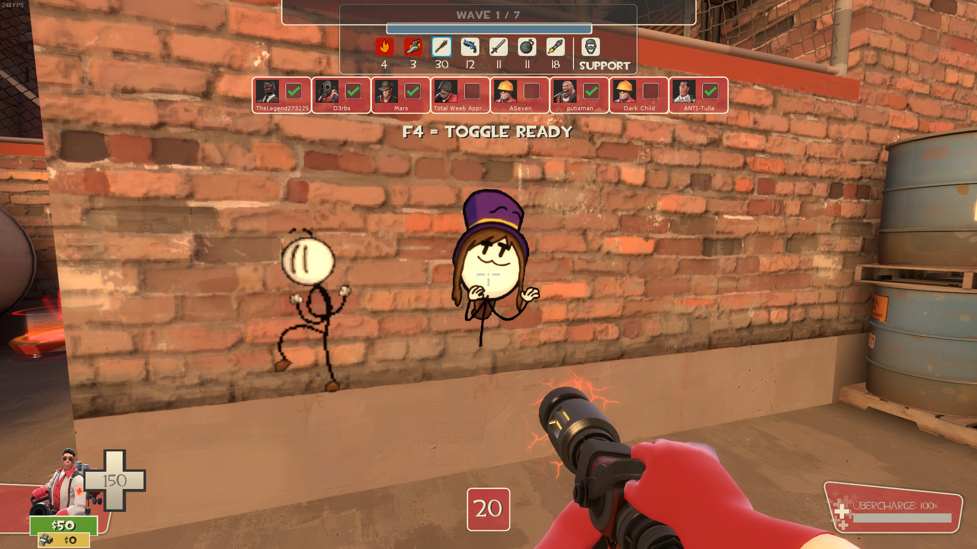 team fortress 2 sprays smug hat kid