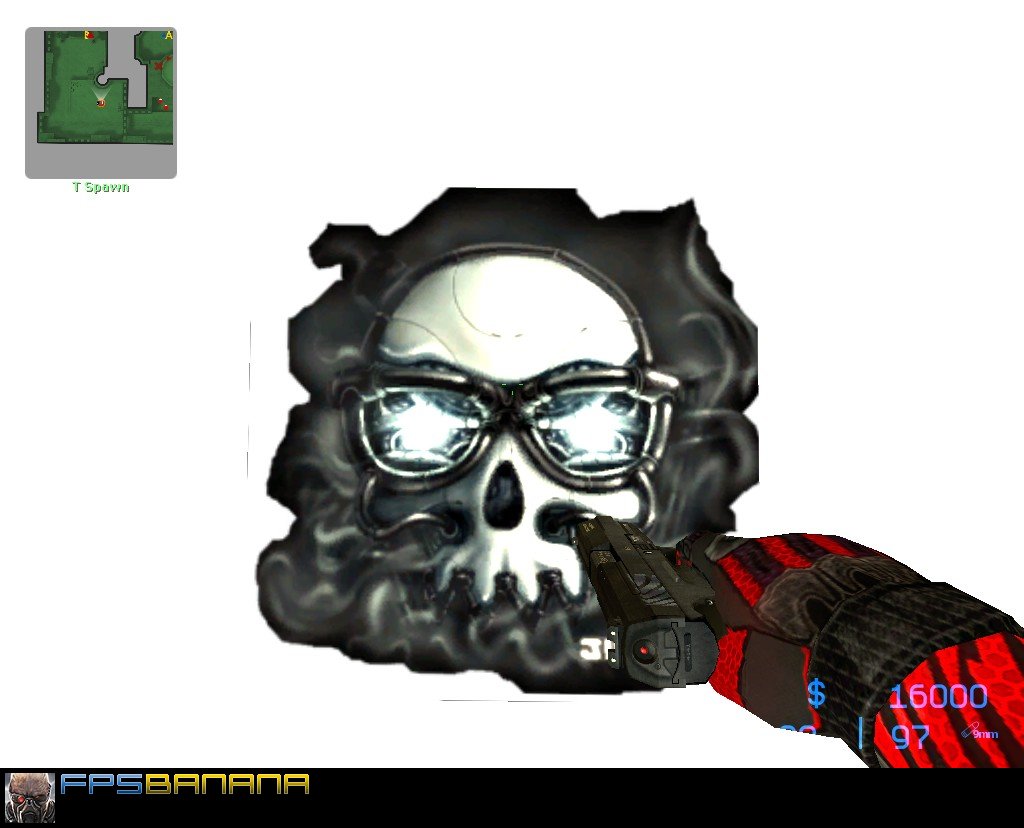 Electronic Jinx Skull [CounterStrike Source] [Sprays]