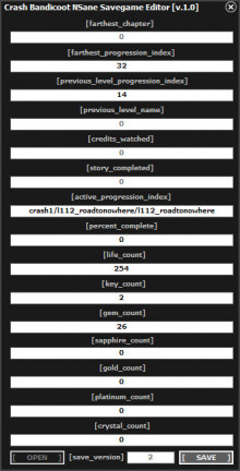 SaveGame Editor