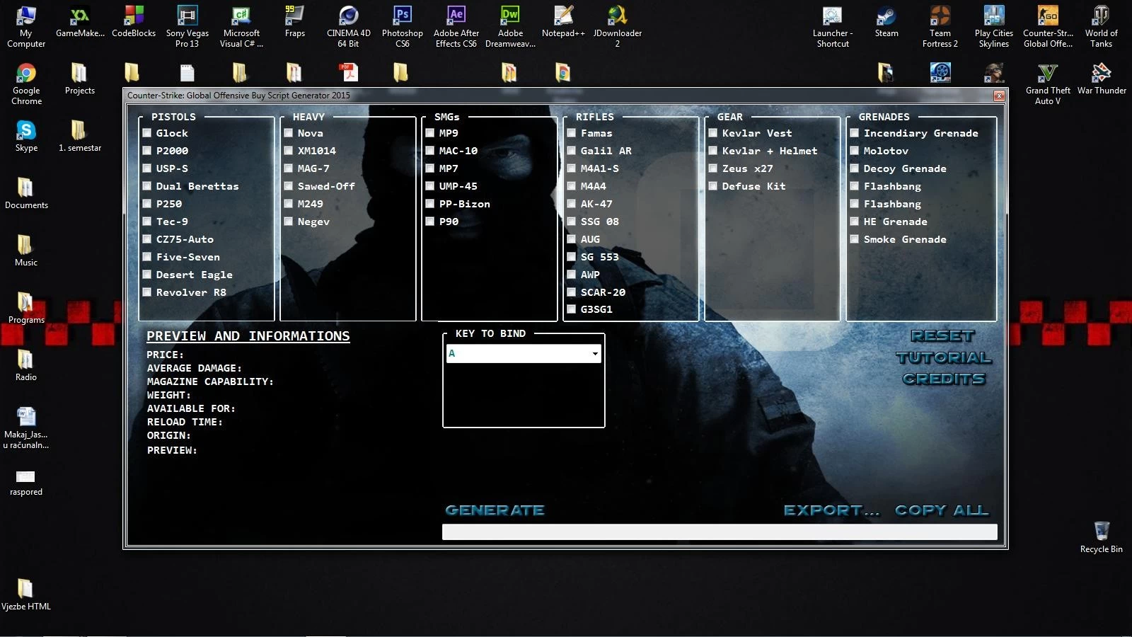 Cs Go Bind Keys Generator