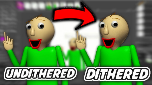 How to dither images like what mystman12 is using [Baldi's Basics ...