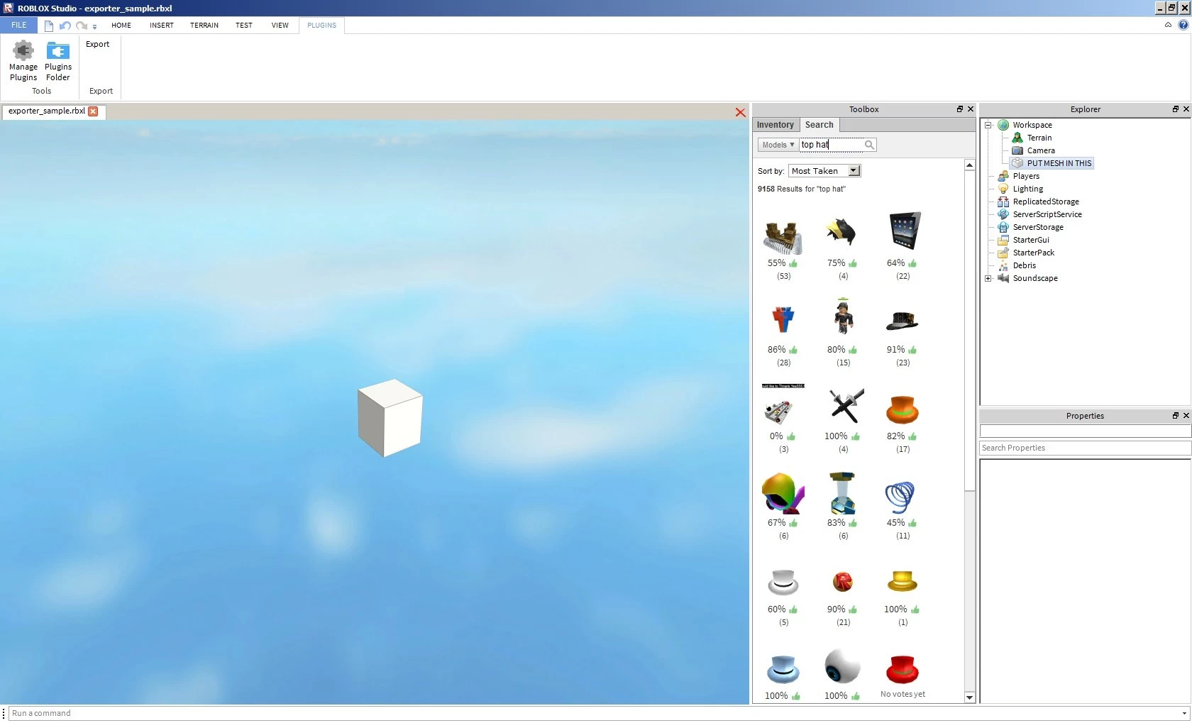 Exporting Roblox Meshes Places Into Obj Files Gamebanana Tutorials