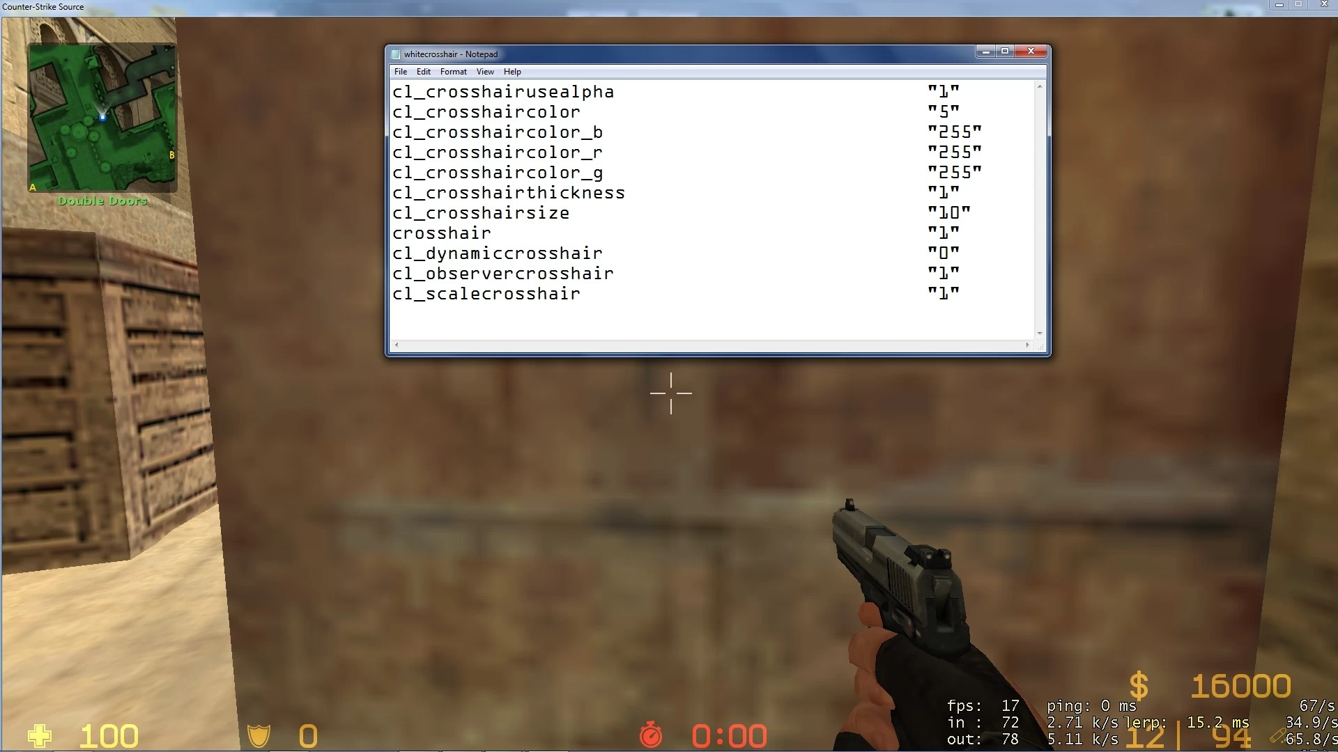 The Lost Guide Of Customizing Your Crosshair Color Counter Strike Source Tutorials