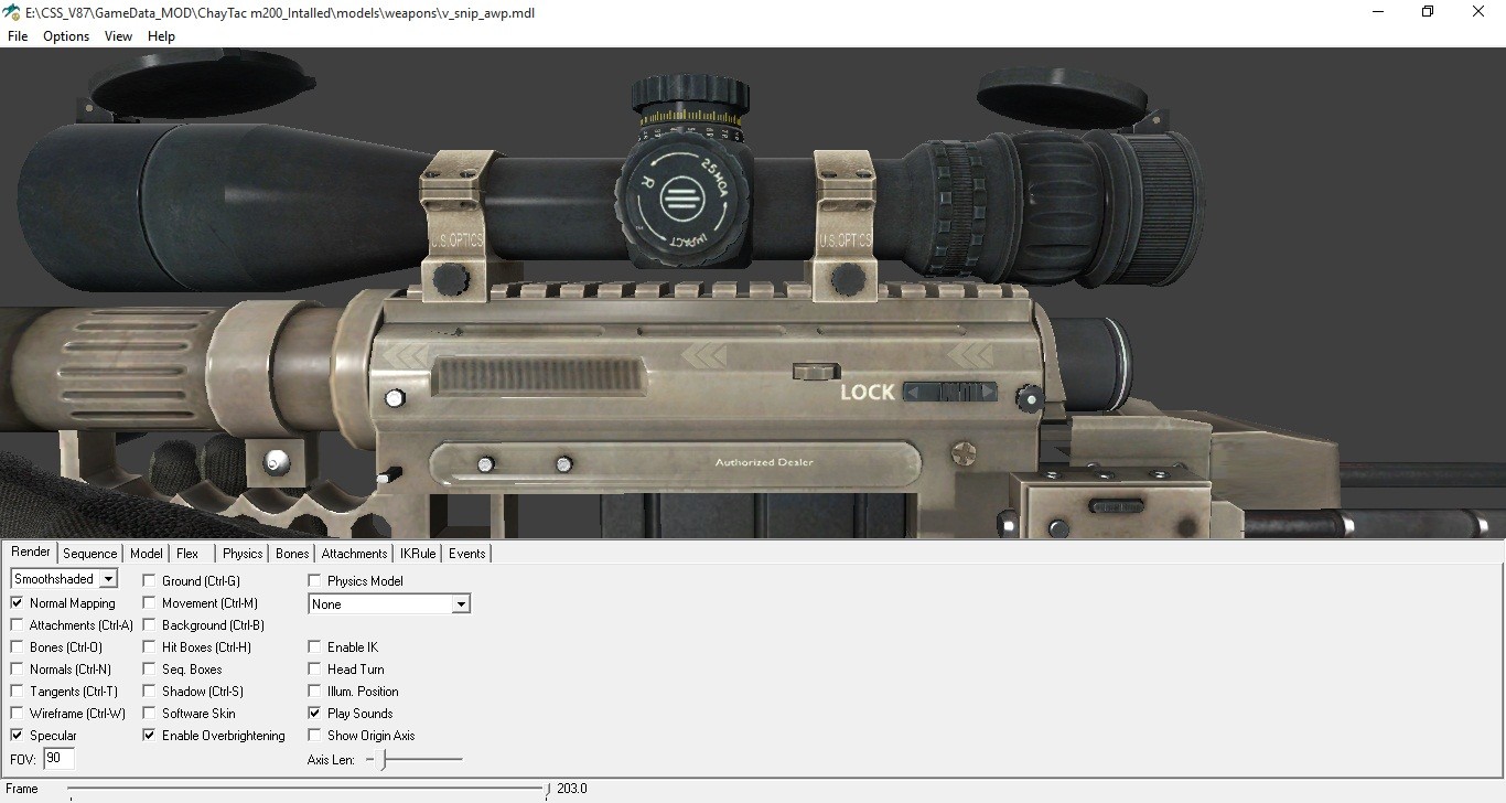 CheyTac InterVention M200 ReWorked Counter Strike Source Works In 