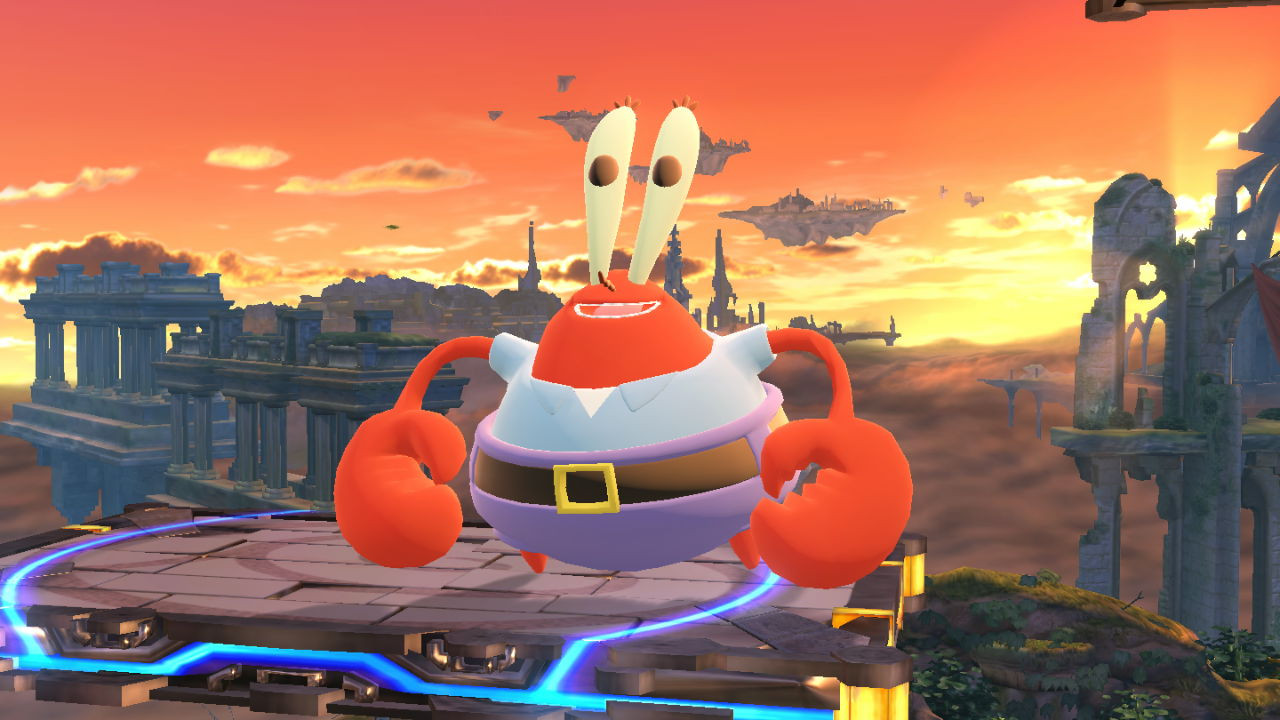 Mr. Krabs Model Overhaul [Super Smash Bros. (Wii U)] [Works In Progress]