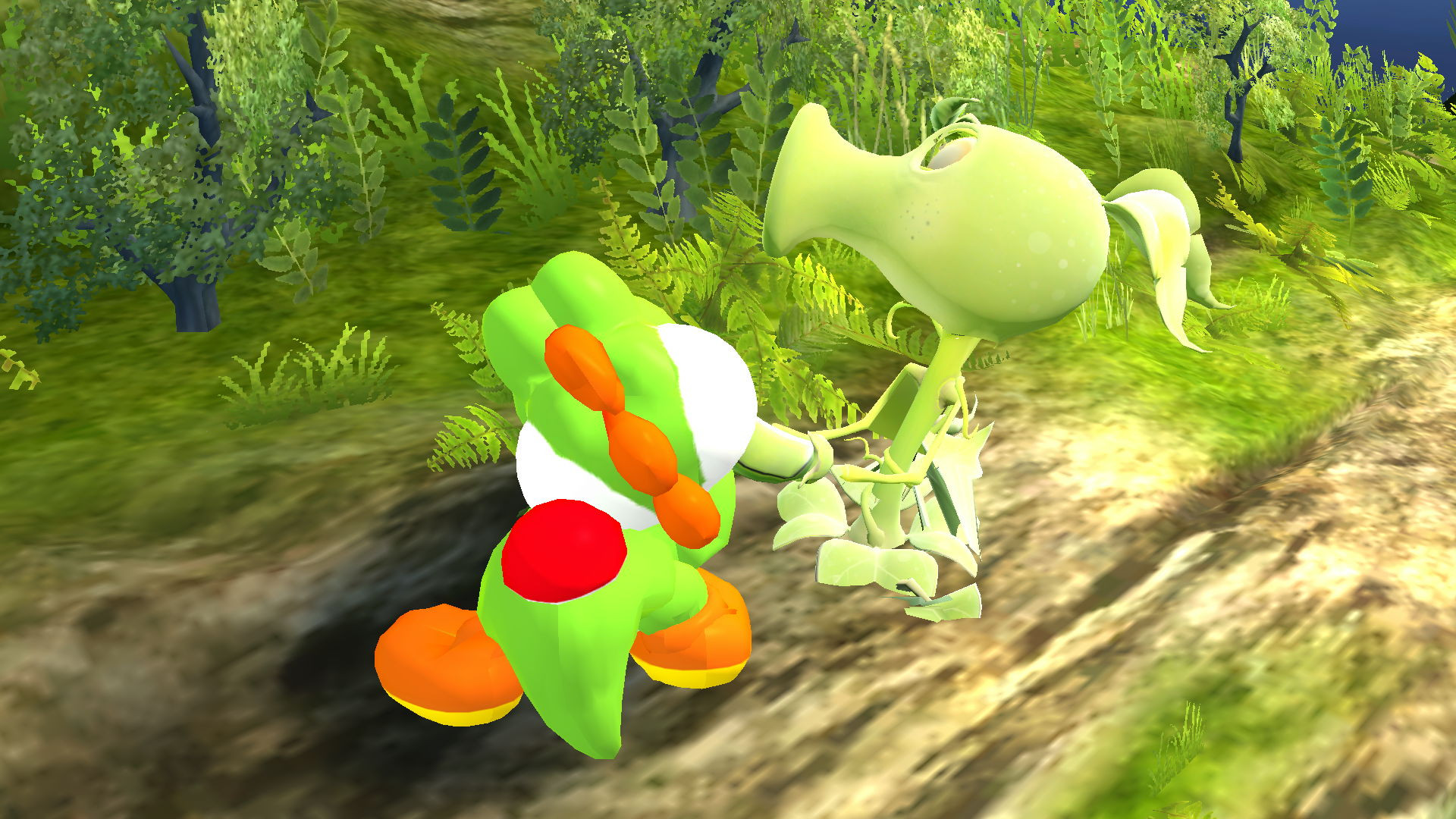 Peashooter On Diddy Kong Super Smash Bros Wii U Works In Progress - peashooter roblox