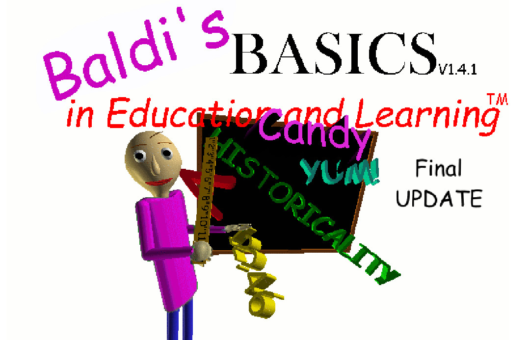 Baldi S Candy Basics Mod Final Update Baldi S Basics Works In