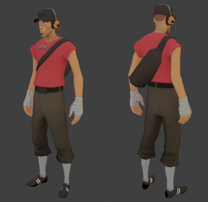 Beta Scout [Team Fortress 2] [Works In Progress]