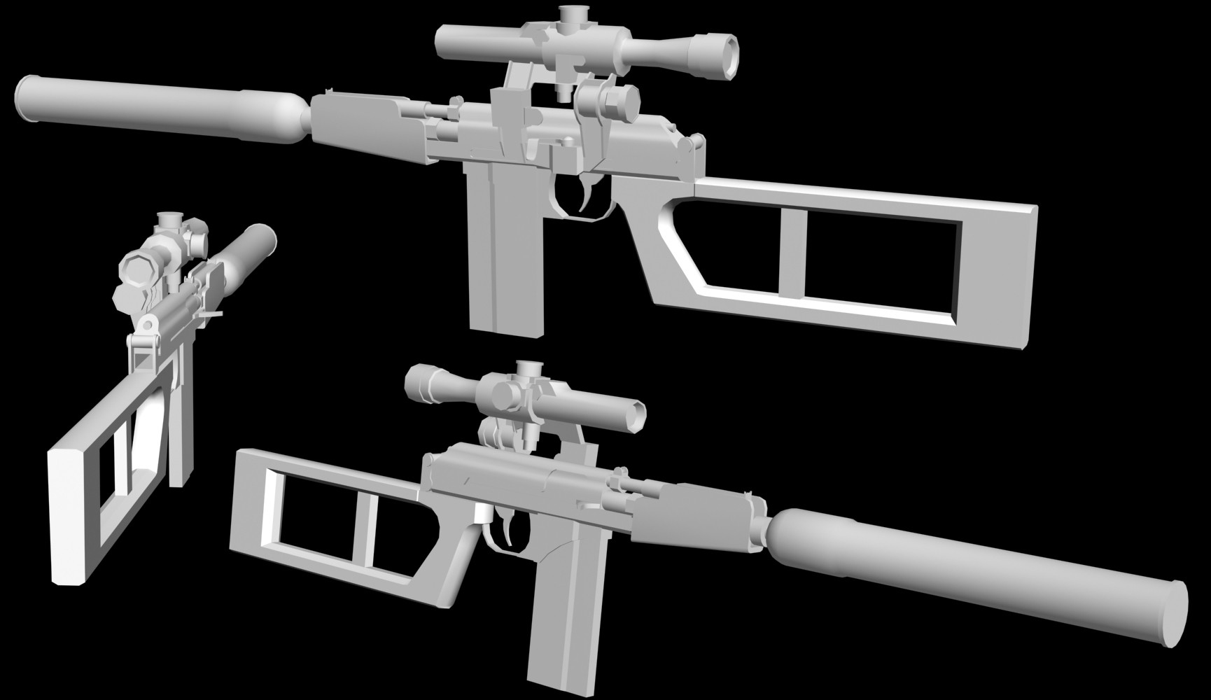 Low Poly Vsk 94 Gamebanana Works In Progress